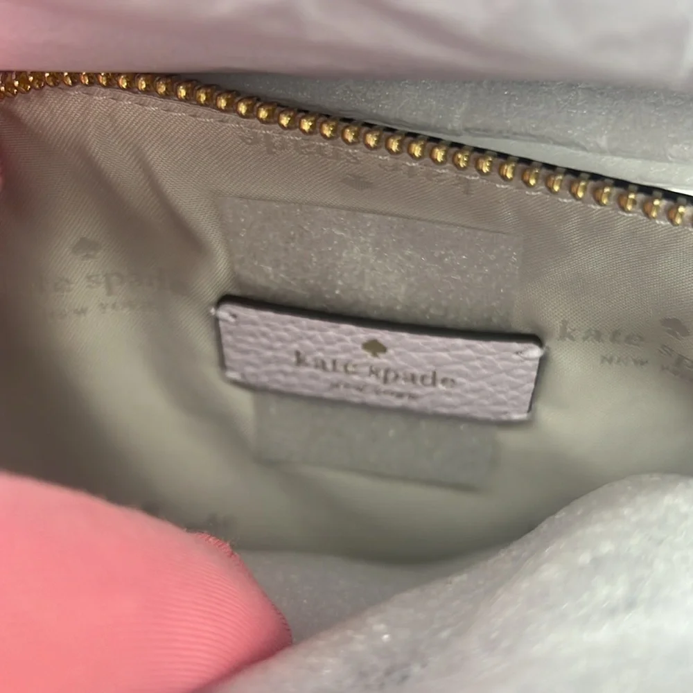Kate Spade Leila Triple Gusset Crossbody Lilac Moon